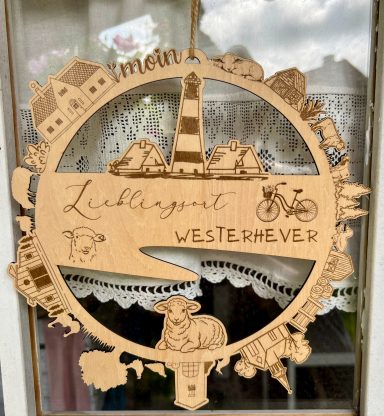 Türkranz aus Holz Türkranz Westerhever